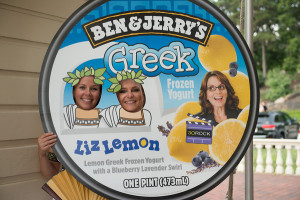Marcella and Holland at Ben and Jerrys
