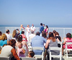 Beach Wedding Ceremony Rooftop